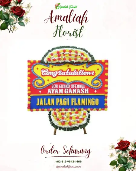 Sewa Papan Bunga Waropko